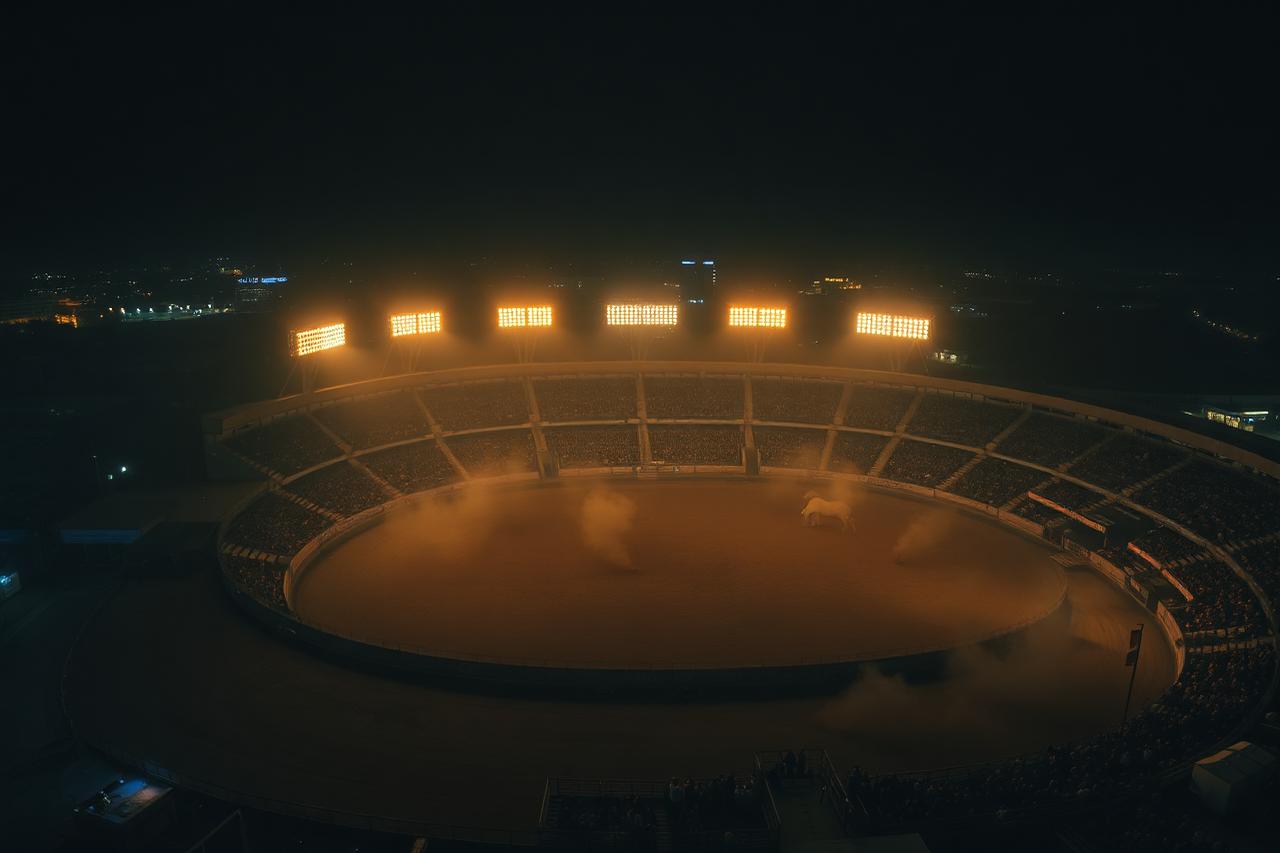 Arena da etapa em Caxias do Sul